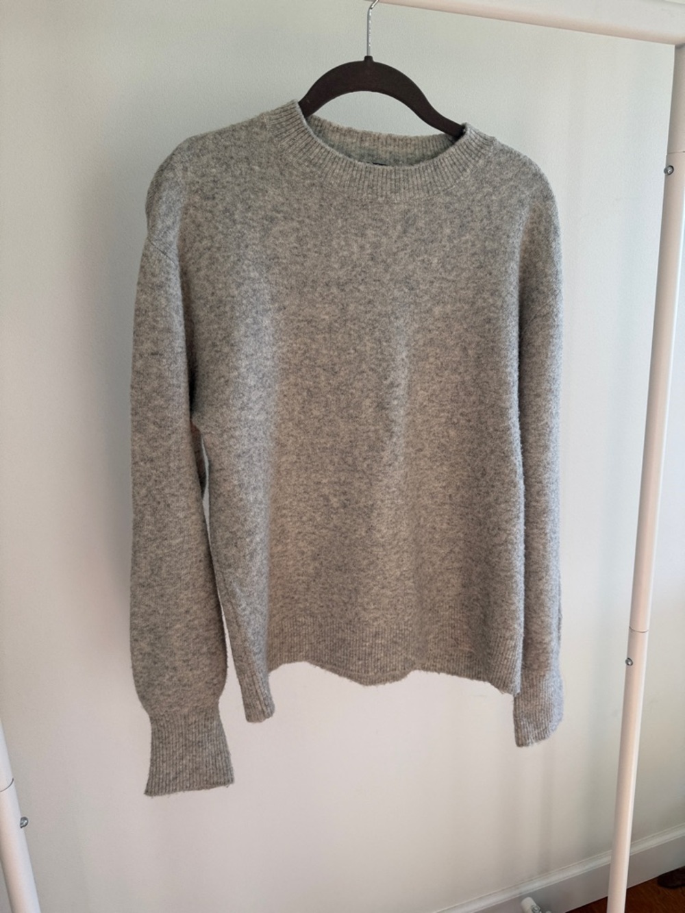 Fifteen Twenty Light  Gray oversized Crewneck Pullover
